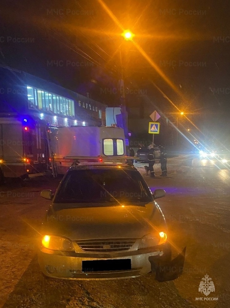 В Калуге Daewoo снес пешехода