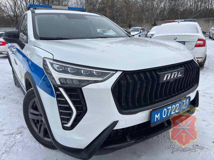 Тульская полиция тестирует новый патрульный автомобиль на базе Haval Jolion