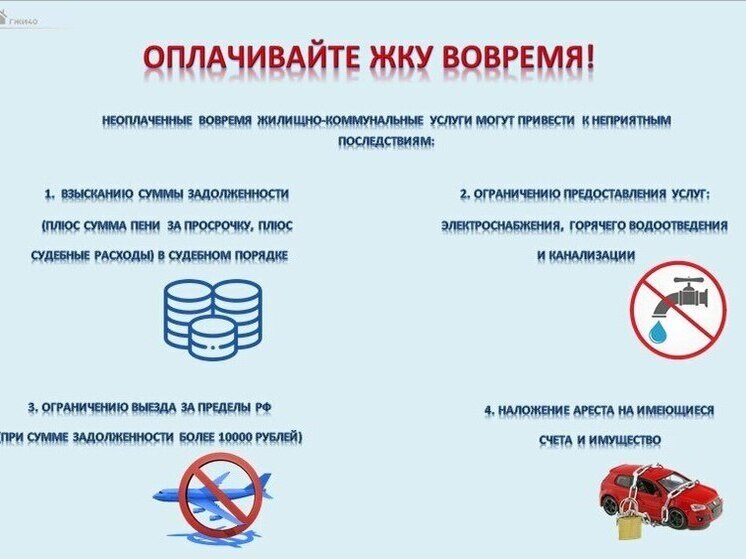 Калужан призвали вовремя платить за коммуналку