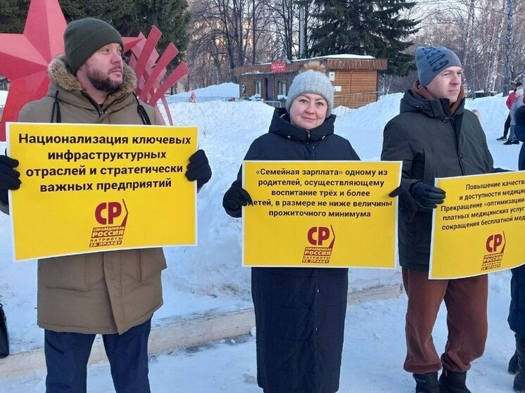 Барнаульские социалисты провели пикет, приуроченный ко всемирному Дню социальной справедливости