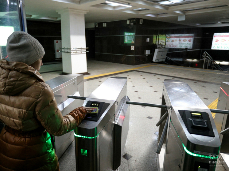 В казанском метро почти 19 тысяч пассажиров оплатили проезд по биометрии