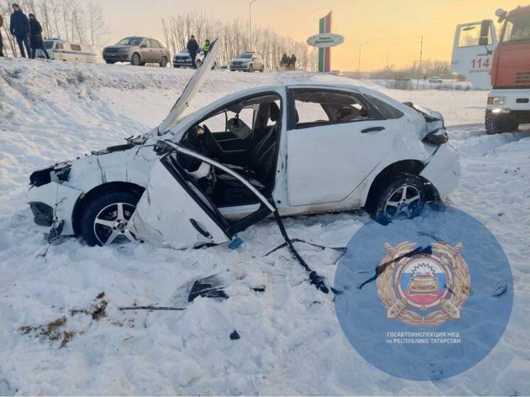 В Дрожжановском районе Татарстана в ДТП погиб водитель