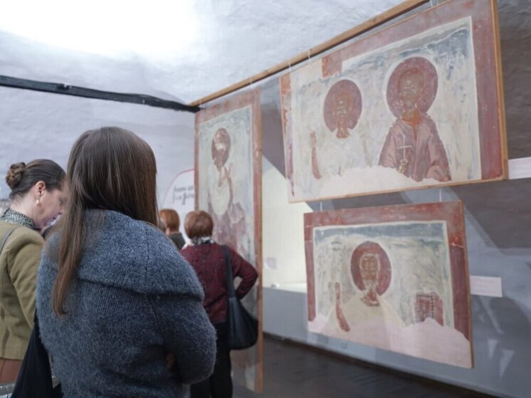 Выставка мелетовских фресок открылась в Пскове