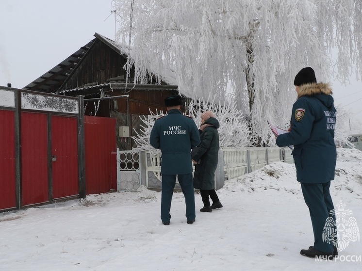 В хакасском селе Подсинее устроили рейды пожарной безопасности