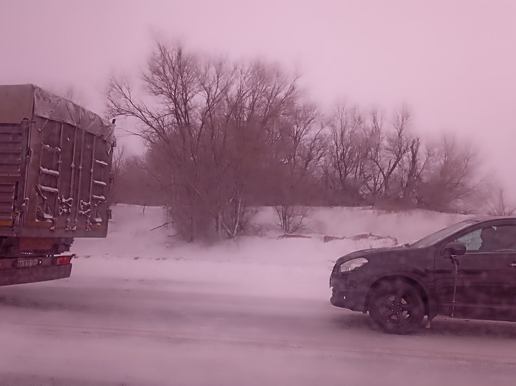 В Саракташском районе из-за метели закрыта ещё одна трасса