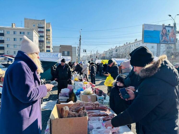 4,1 тонну мяса продали на универсальной ярмарке в Чите