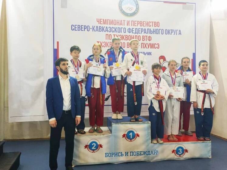 Ессентукские тхэквондисты собрали урожай из 37 медалей на Первенстве СКФО