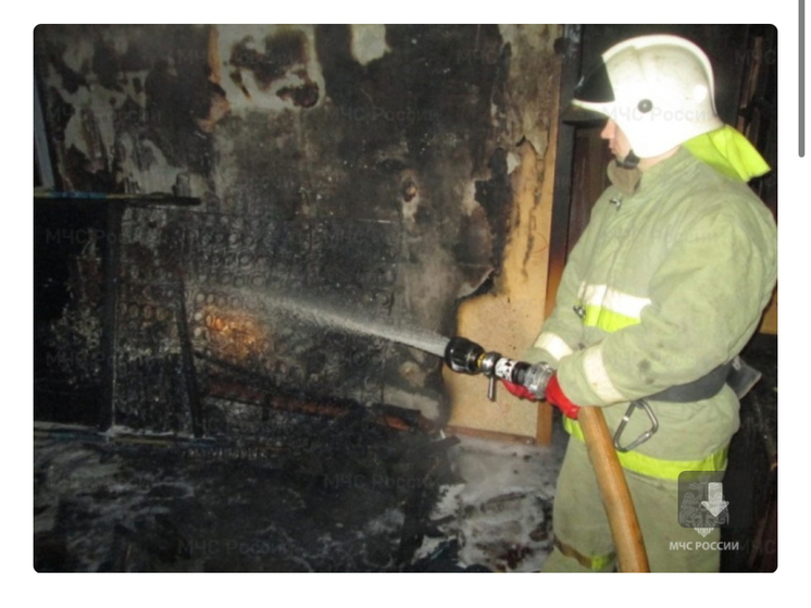 В Смоленской области произошло возгорание бани