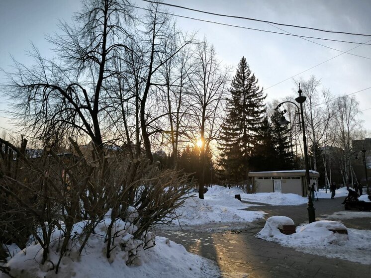 В Томске 23 февраля воздух прогреется до -10...-8 градусов