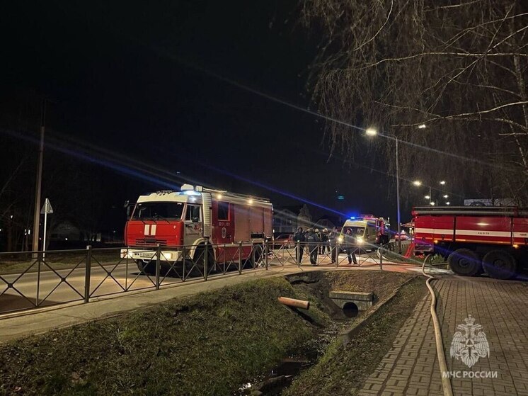 В Калининграде женщина погибла в сгоревшей и обрушившейся постройке