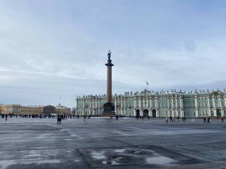 В честь 23 февраля почти 2 тысячи горожан поучаствовали во флешмобе на Дворцовой