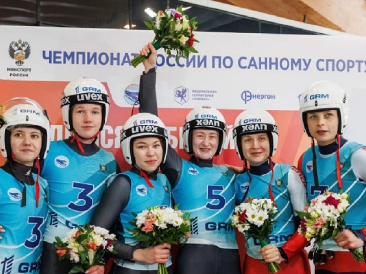 Красноярские саночники успешно выступили на чемпионате России в Сочи