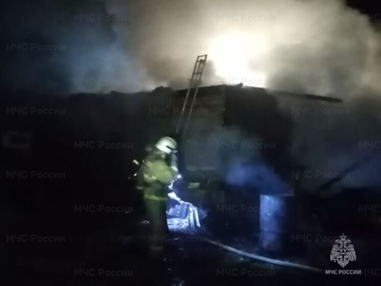 Человек пострадал при пожаре в козельском селе