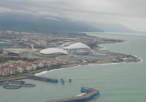 Вечером 23 февраля аэропорт Сочи не принимал самолеты в связи с неблагоприятными погодными условиями