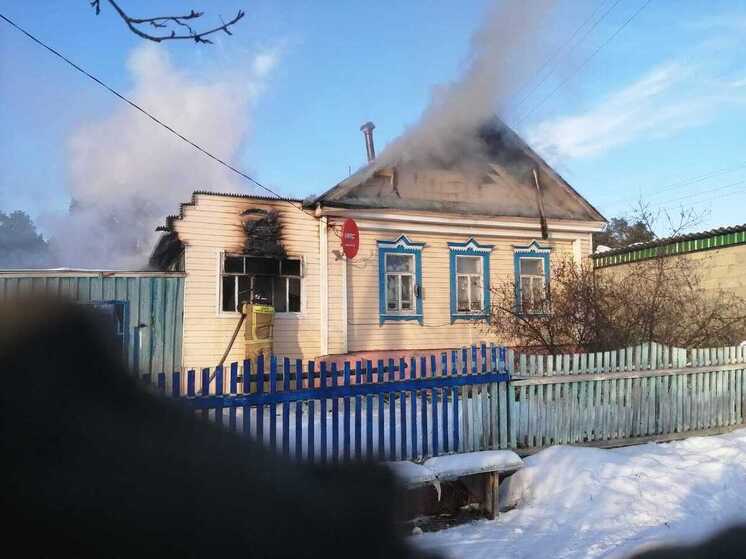 В Чаадаевке ликвидировали возгорание крыши и веранды жилого дома