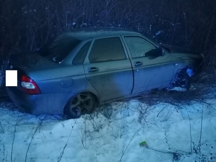 В Моршанском округе на День защитника Отечества легковушка съехала в кювет