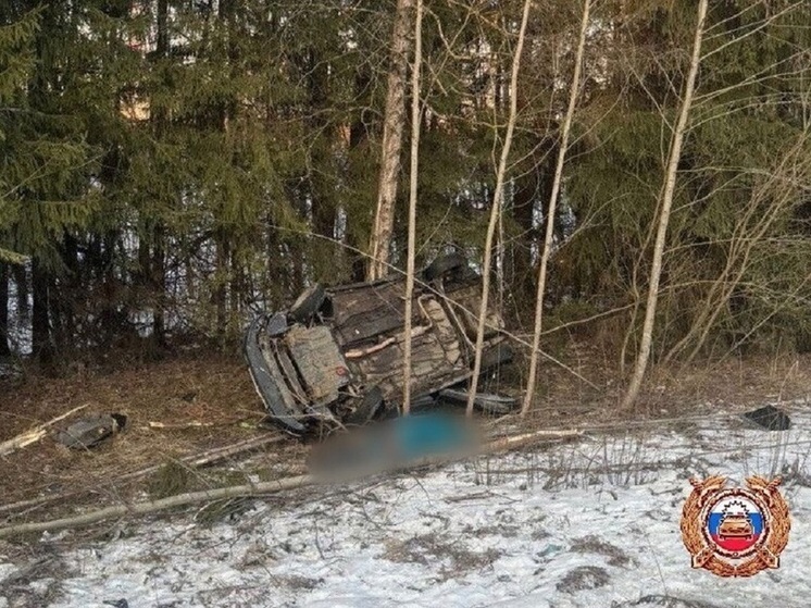 Один человек погиб и три пострадали после съезда "Приоры" в кювет Тверской области