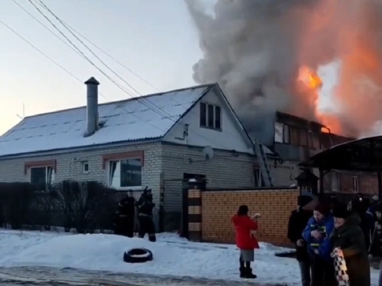 В Орле при пожаре пострадала женщина