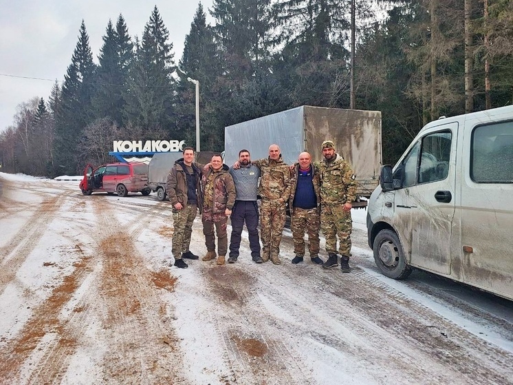 Три машины с гумгрузом отправились из Тверской области на СВО во второй половине февраля