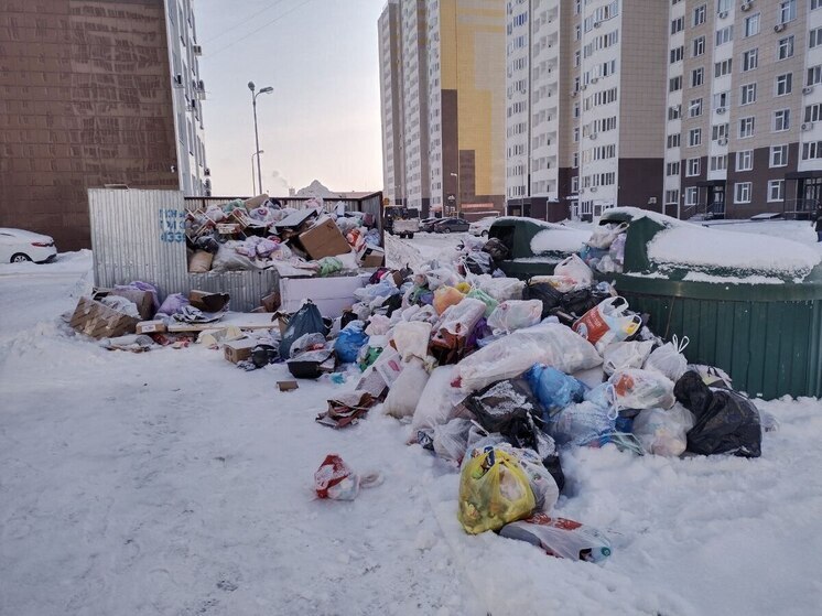 Жители Оренбурга снова жалуются на свалки во дворах