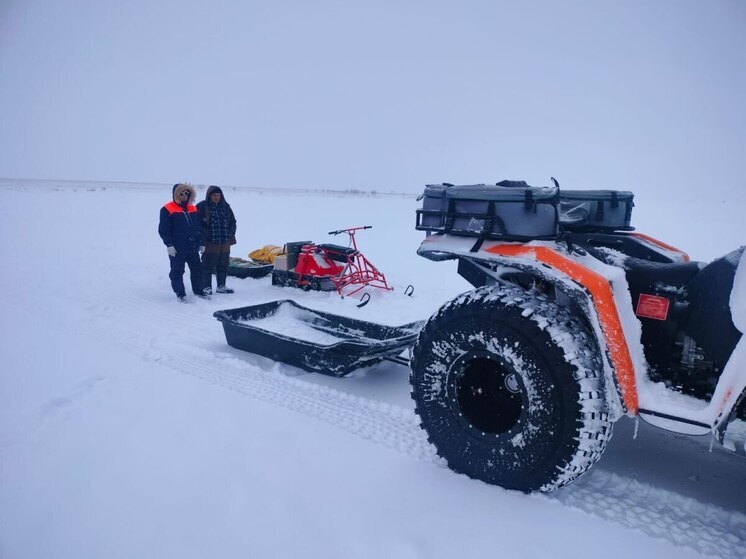 Рыбак застрял на Ириклинском водохранилище