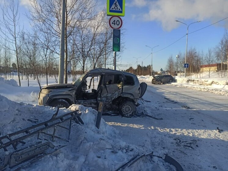 В Муравленко в двойном ДТП пострадали люди