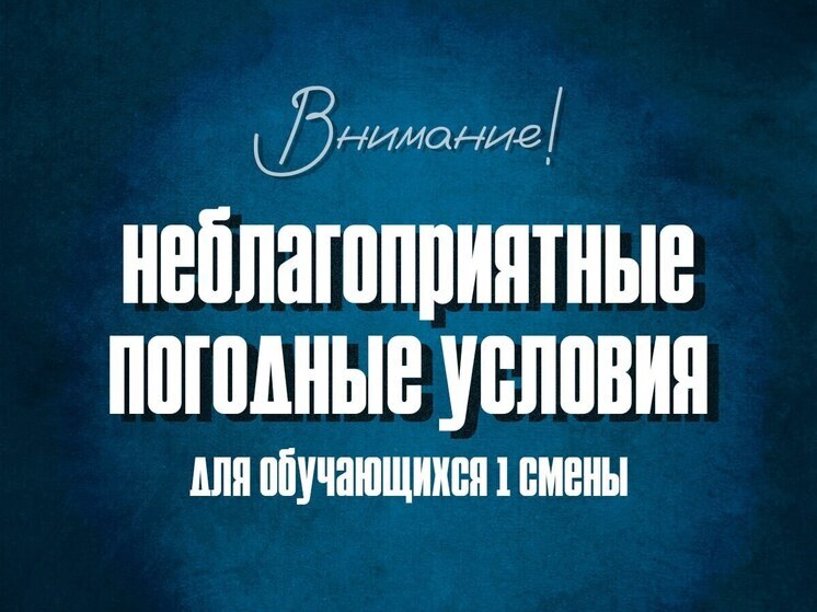 Младшеклассникам из Нового Уренгоя разрешили остаться дома из-за мороза