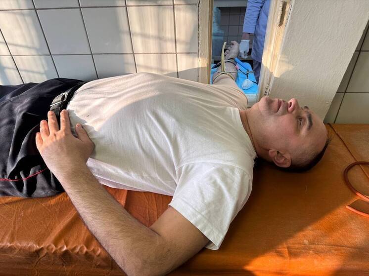 В ДНР полицейские стали донорами крови