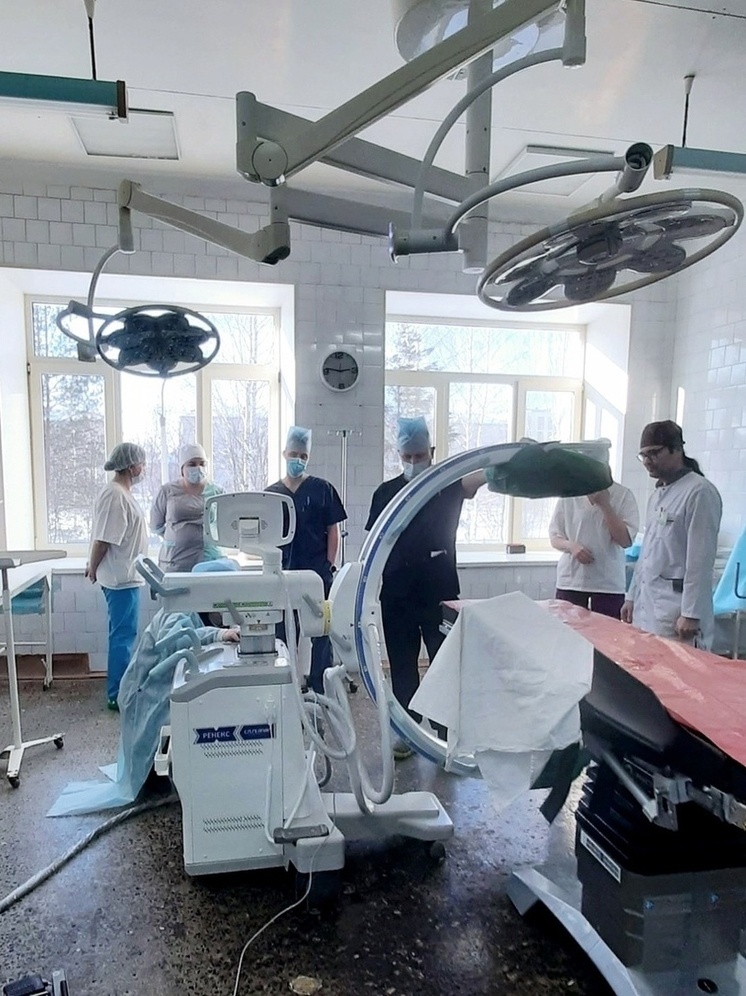 В Котласскую больницу поступил новый аппарат С-дуга