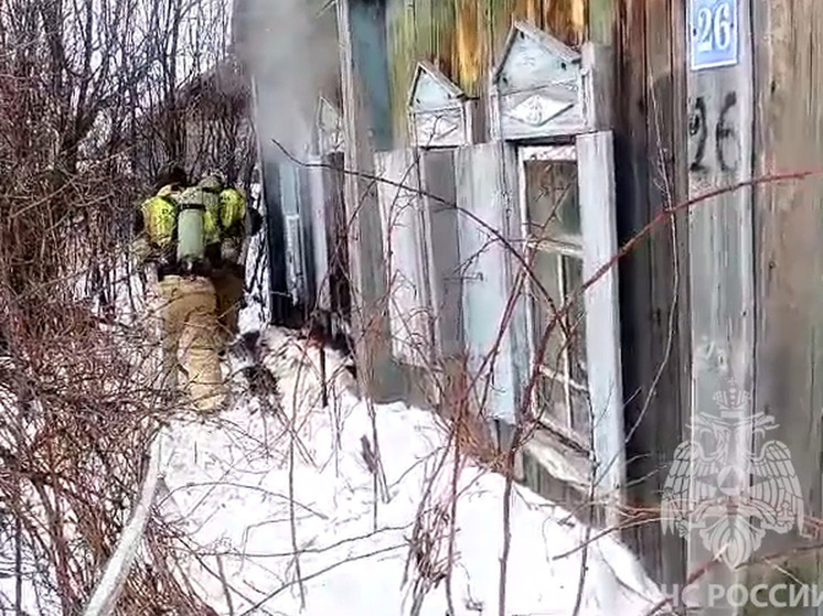 В Омской области при пожаре в частном доме погиб человек