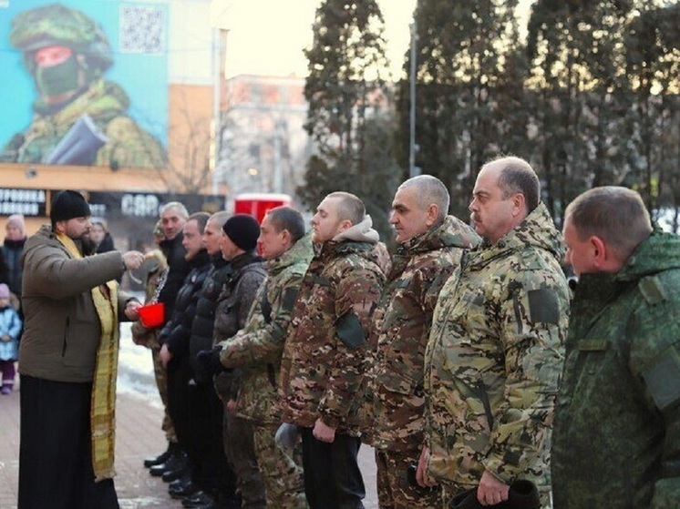 Ещё одна группа орловских добровольцев отправилась в зону СВО