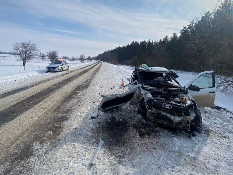 В ДТП под Воронежем пострадали 4 человека, среди них двое детей