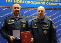 Ветерану пожарной охраны Сергею Федорову вручили медаль «За вклад в развитие земли Новгородской», сообщила пресс-служба ГУ МЧС РФ по Новгородской области