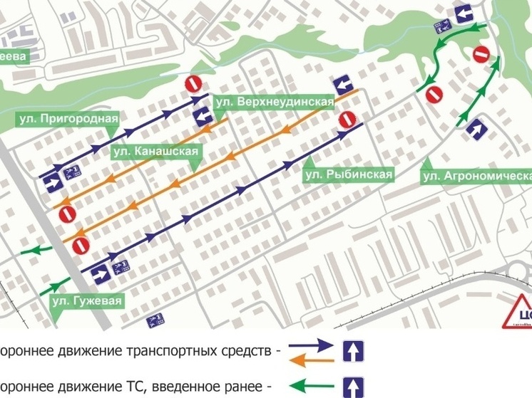 4 улицы Нижнего перейдут на одностороннее движение с 21 марта