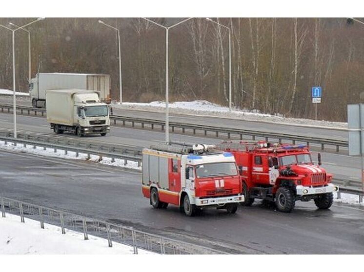 На трассе М-1 под Вязьмой Пежо въехал в отбойник