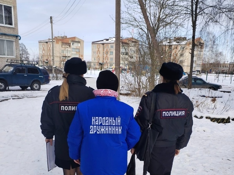 Новгородские полицейские и дружинники провели с жителями беседы о мошенниках