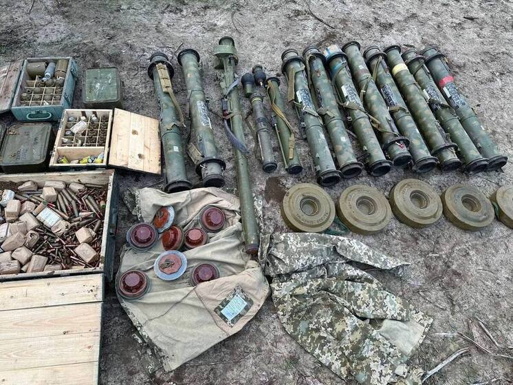 В Запорожской области обнаружили крупный схрон ВСУ с оружием и боеприпасами