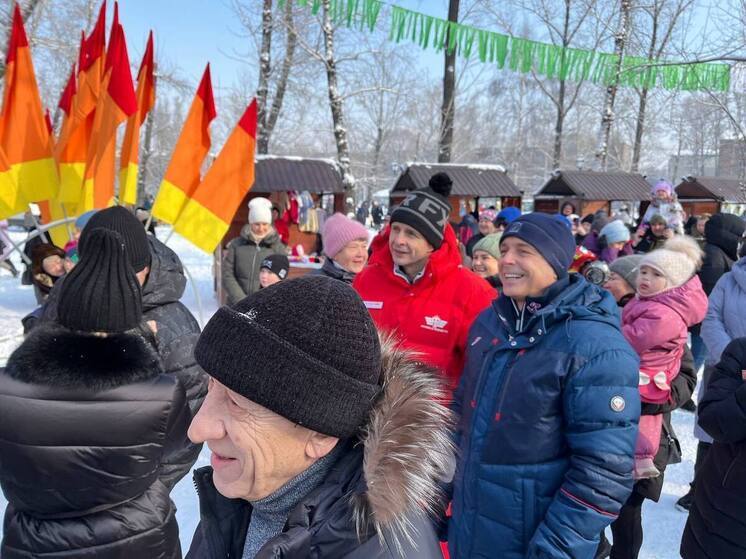 Сокол и Лемин напробовались блинов в Абакане
