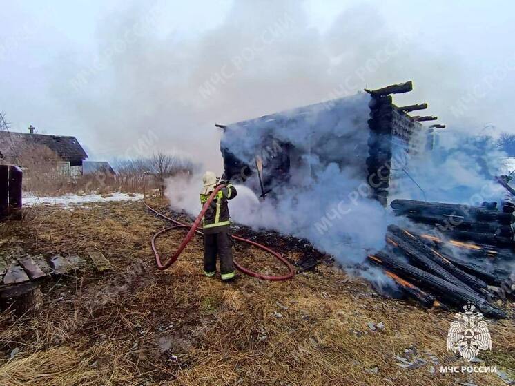 В Тверской области женщина получила ожоги при пожаре в частном доме