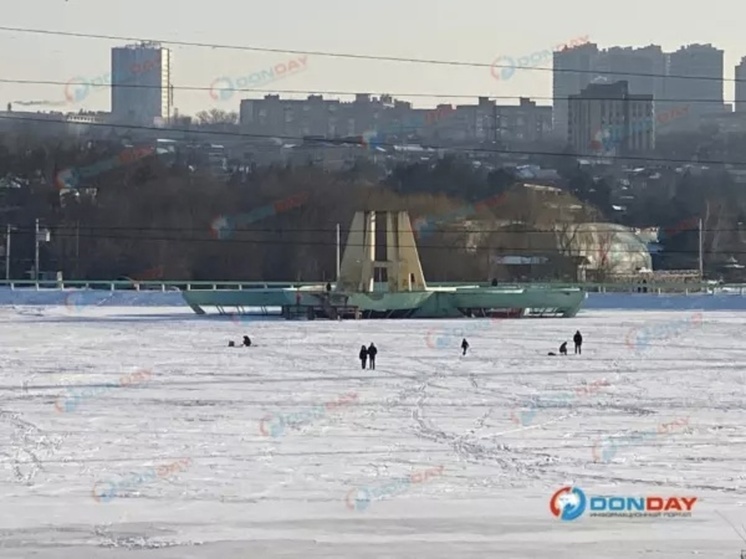 Ростовчане вышли на тонкий лед, для красивых фото