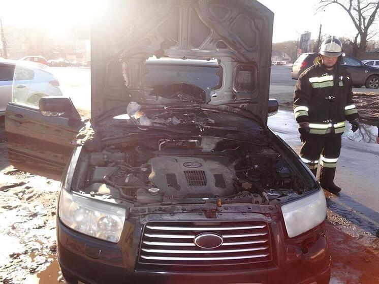 Пожар в автомобиле в Советском районе Воронежа оперативно ликвидирован