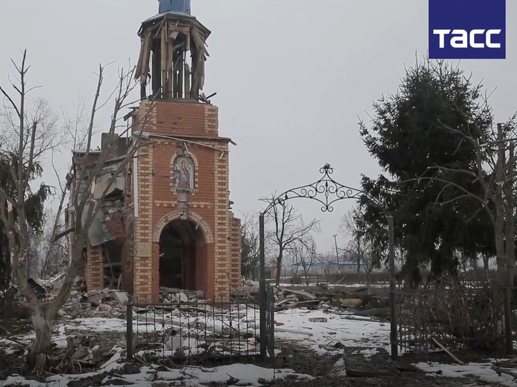 ТАСС: ВСУ сожгли церковь в Погребках Курской области