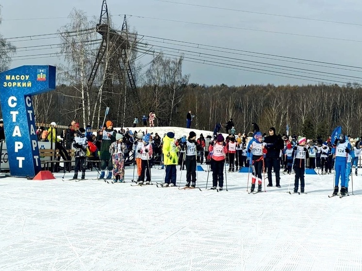 Спортсмены из Серпухова отличились на Динамовской лыжне