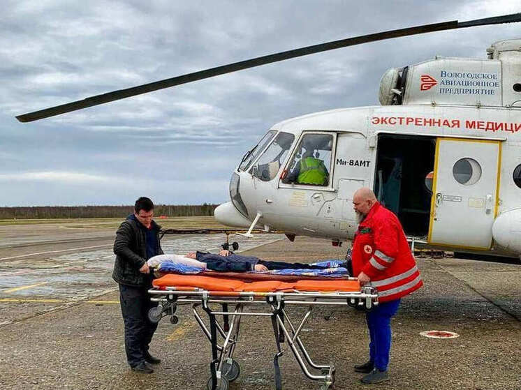 Санавиация Вологодской области спасла жизни более 50 вологжан с начала этого года