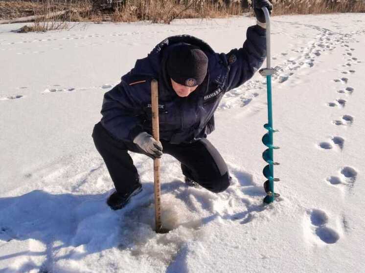 В регионе проверили толщину льда на 51 водном объекте