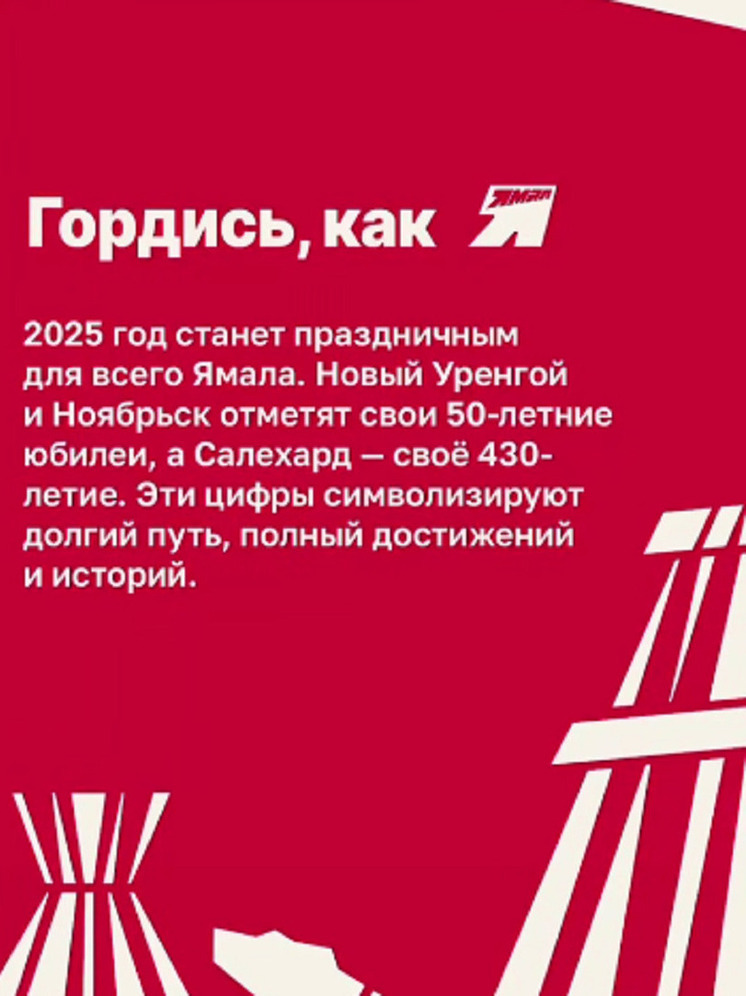 Афиши праздников и истории ямальских городов-юбиляров собрали на одном сайте