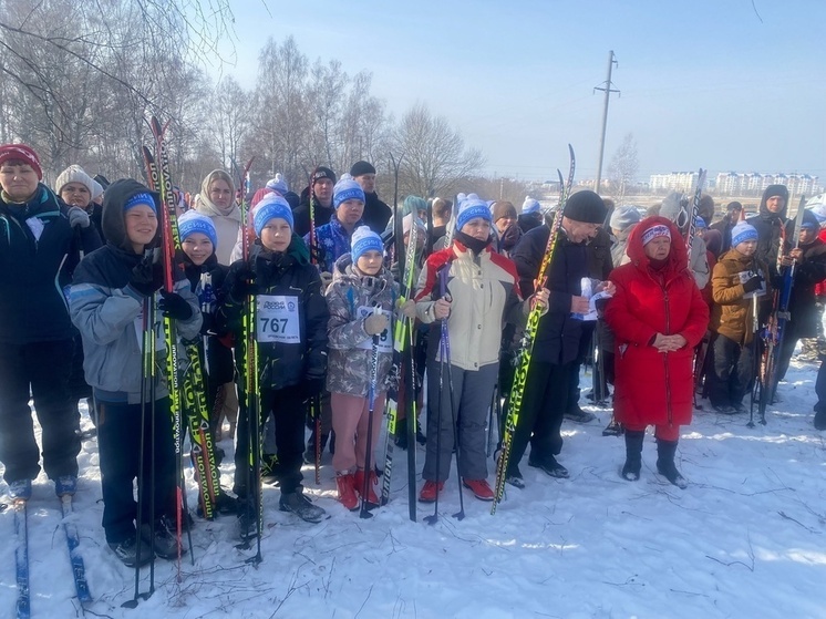 В Орловской области в Курдюмовском лесу организовали лыжную гонку