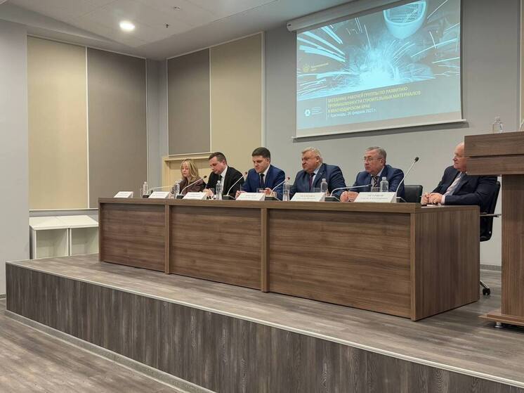В индустрии стройматериалов на Кубани наращиваются объемы