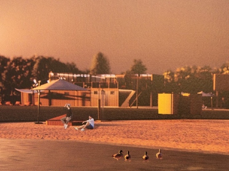 На Верх-Исетском пруду сделают спортплощадки, кайт-станцию и пирс