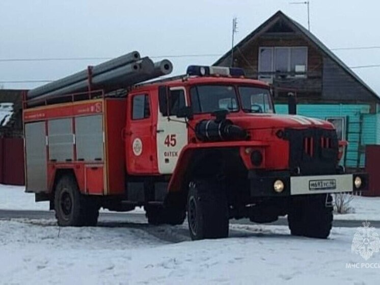 В Курской области пожарный извещатель предотвратил трагедию с детьми